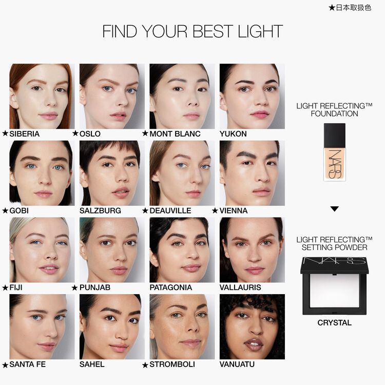 ライトリフレクティング ファンデーション | NARS Cosme