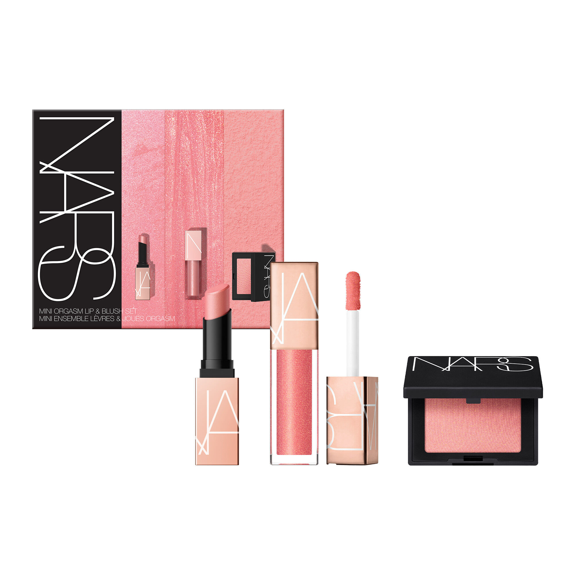ミニオーガズム リップ ＆ ブラッシュセット | NARS Cosmetics