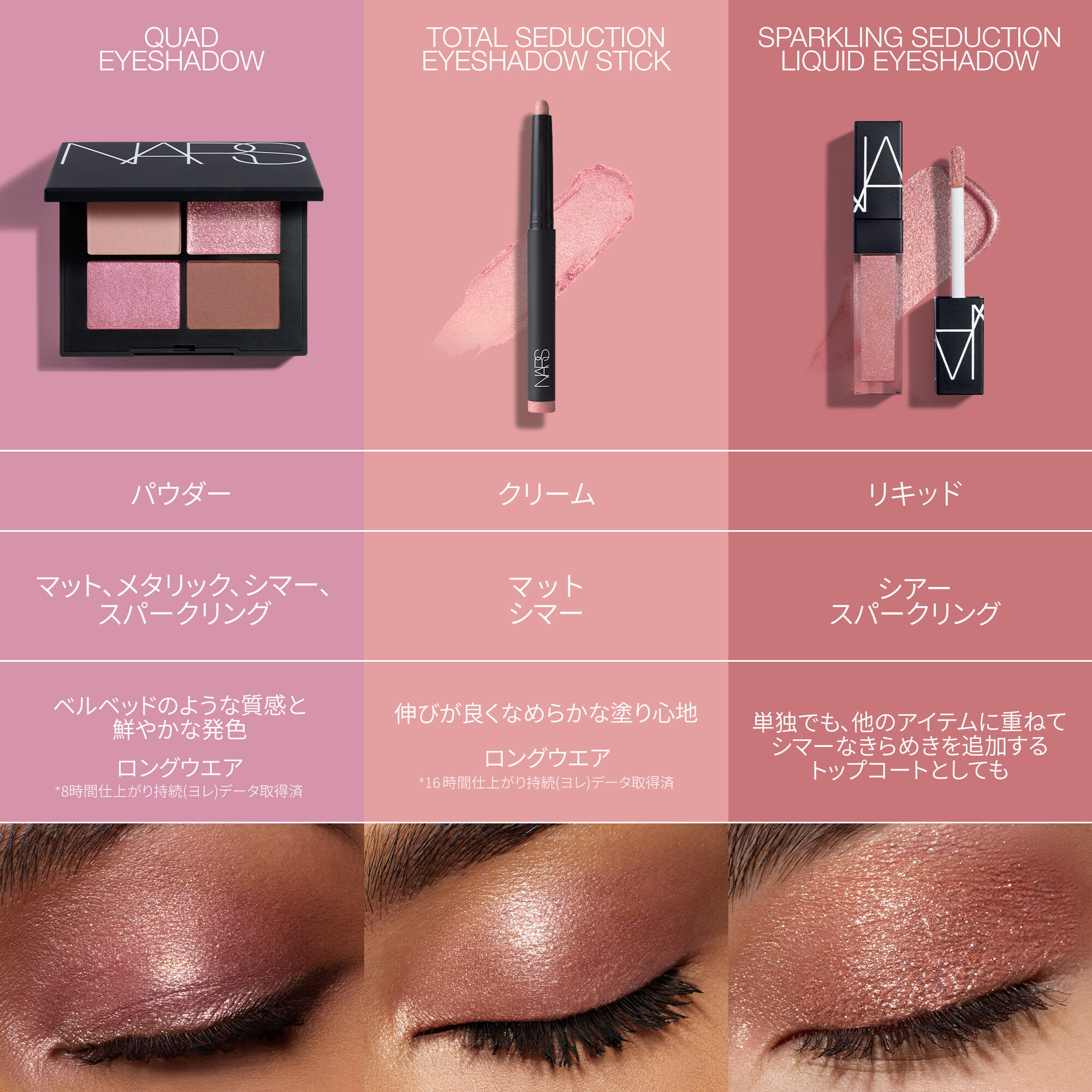 NARS TOM FORD エチュードハウスアイシャドウパレット 3点セット Sites-nars_jp-Site