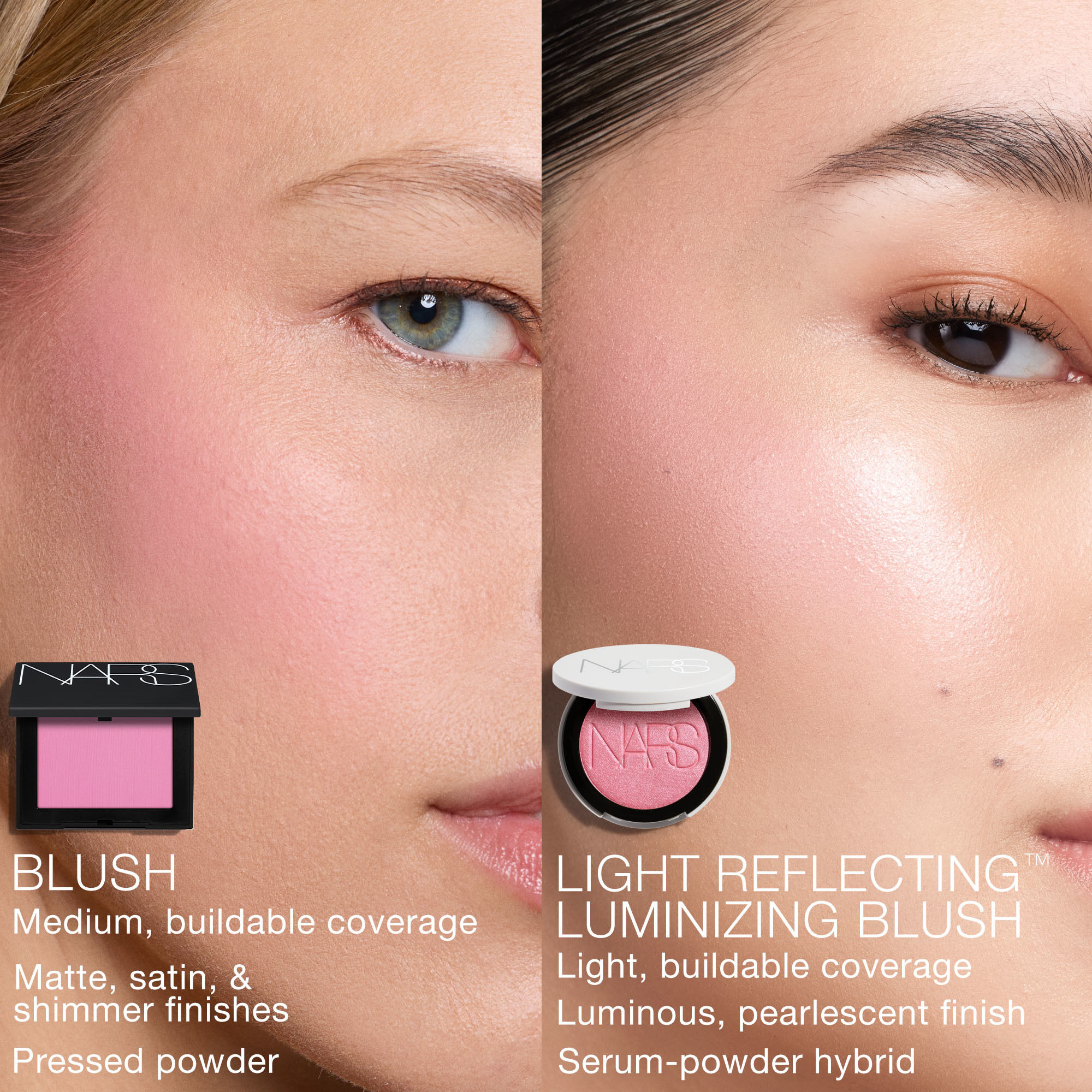 ライトリフレクティング ルミナイジングブラッシュ | NARS Cosmetics